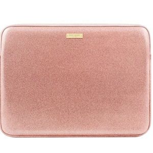 kate spade new york laptop case glitter gold